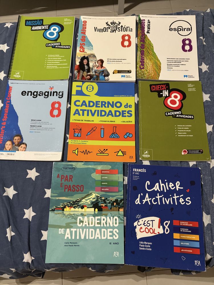Livros de fichas 8 ano