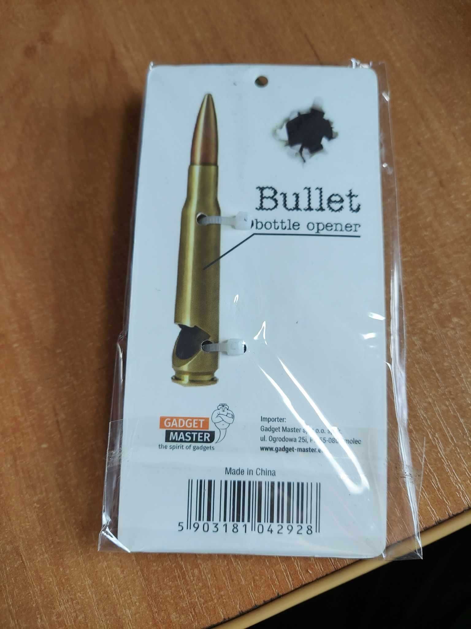 breloczek brelok nabój pocisk otwieracz gadżet bullet