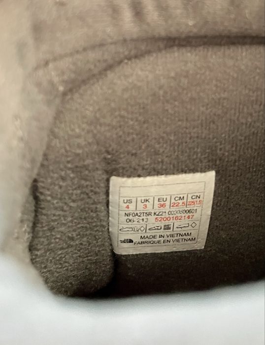 Дитяче взуття  «The North Face»,  36 розмір