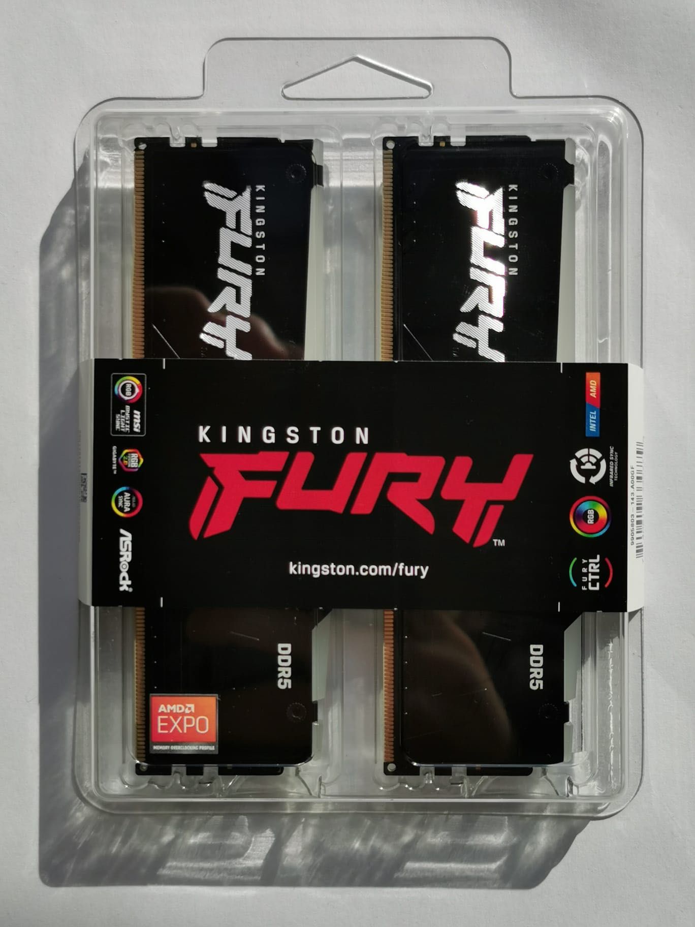 Kingston Fury DDR5 2X16GB 5600 MT/S 2800 MHz KF556C36BBEAK2 - 32 1.25V