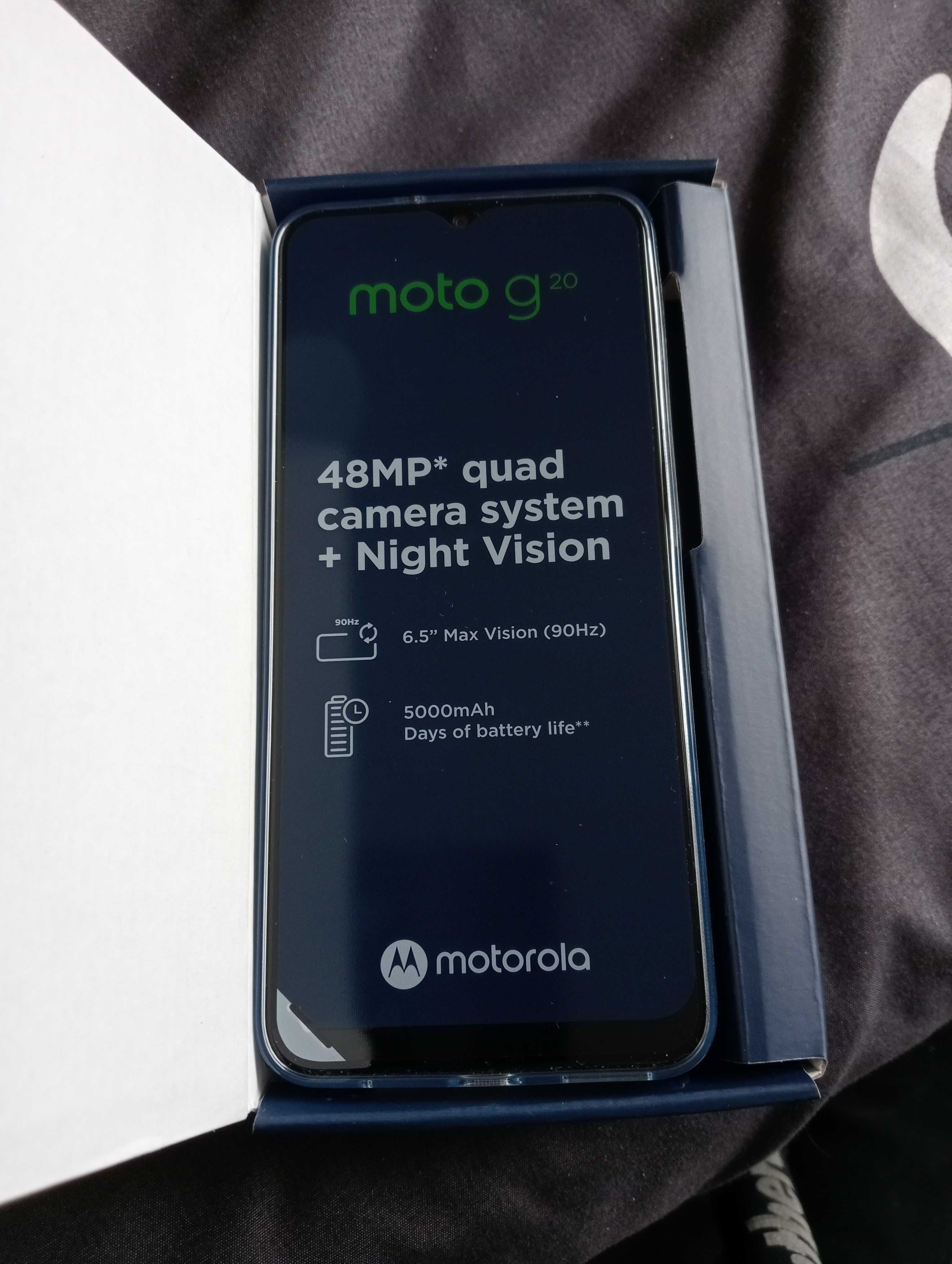 Smartfon Motorola MOTO G20 NOWY