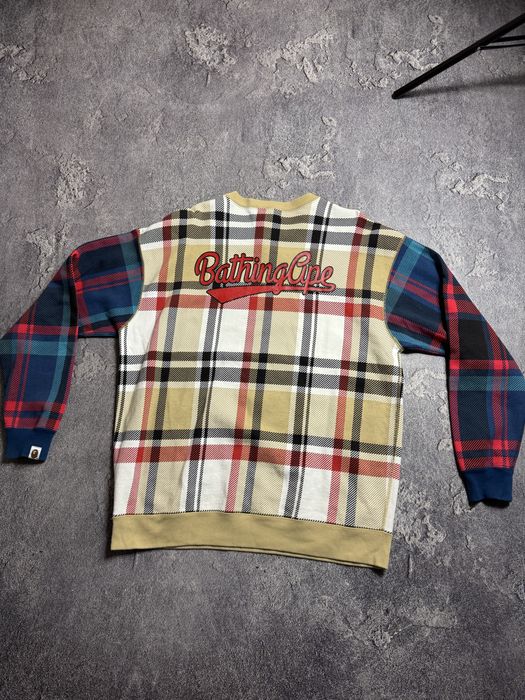 bape check crewneck legit бейп оригінал