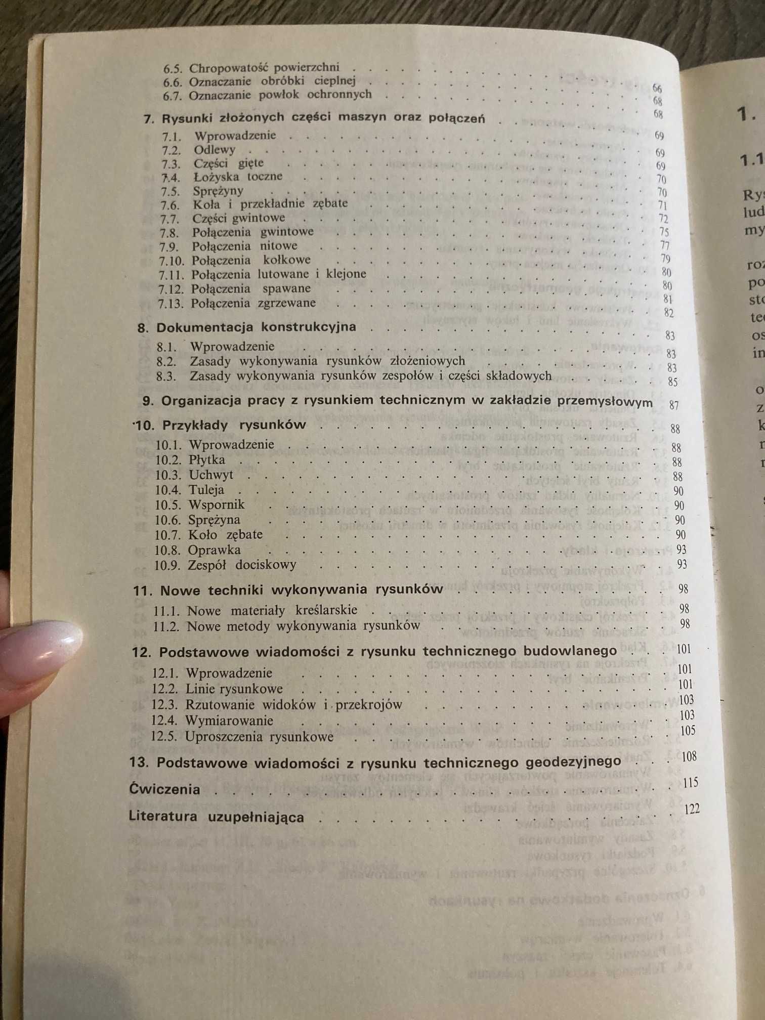 Podręcznik książka Rysunek techniczny 1 Krzysztof Paprocki