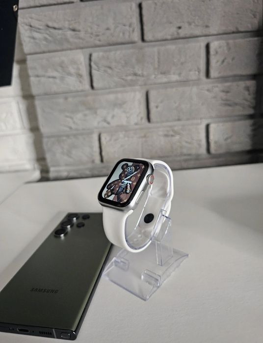 Smartwatch komplet, biały pasek