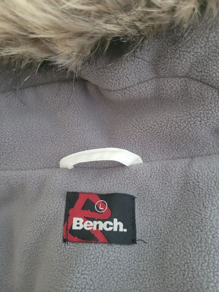 Super kurtka f. Bench puchowa na polarze r. M/L