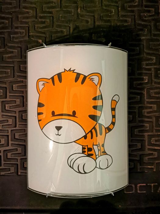 Plafon, lampka dla dziecka Tygrysek + żarówka led Gratis