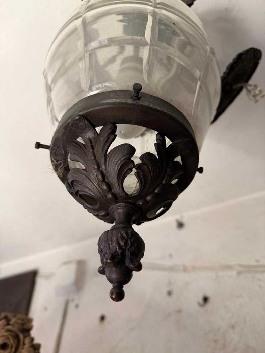 Antyczna Francuska Lampa Eklektyczna XX