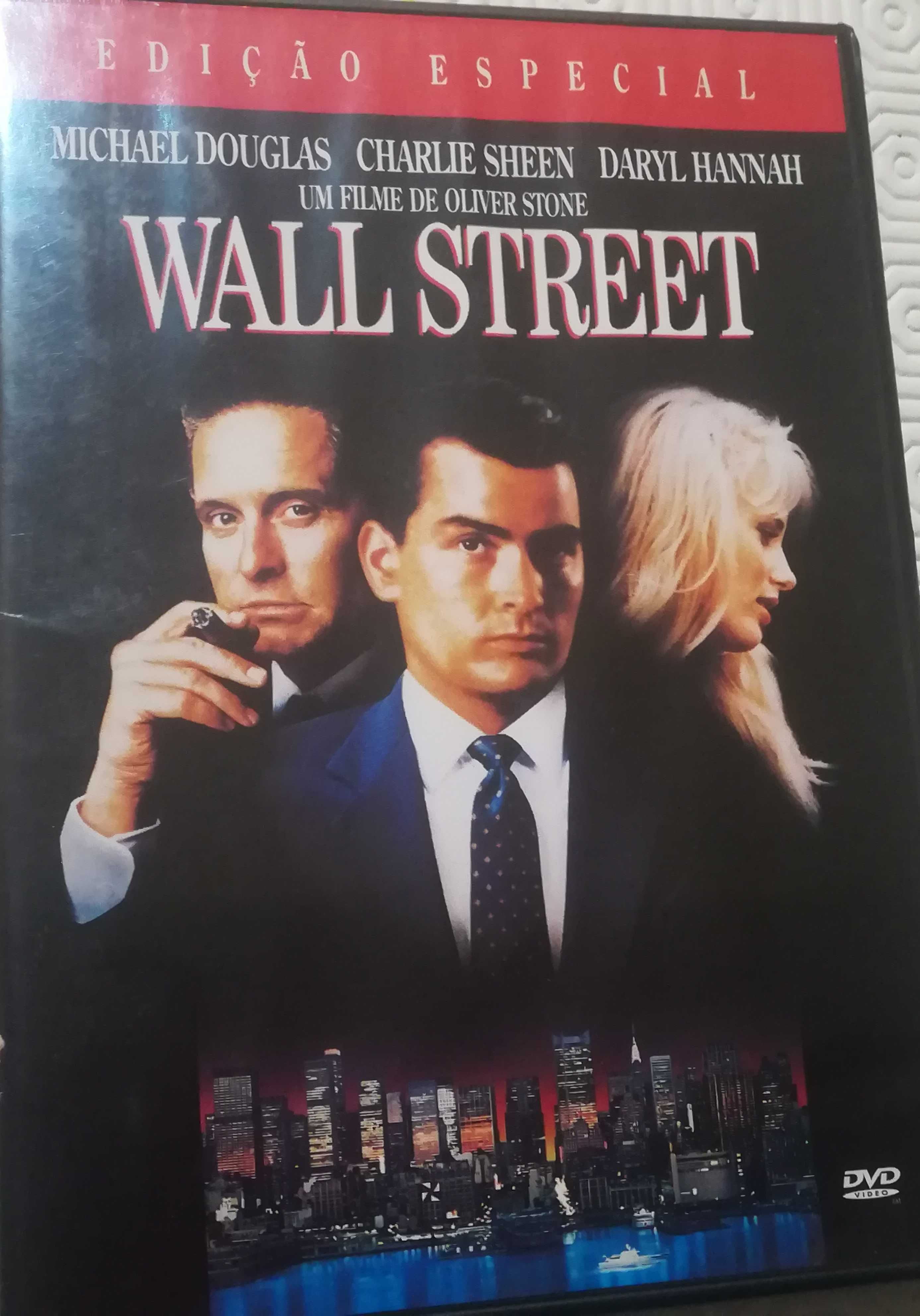 Portes grátis Wall Street com Michael Douglas e Charlie Sheen