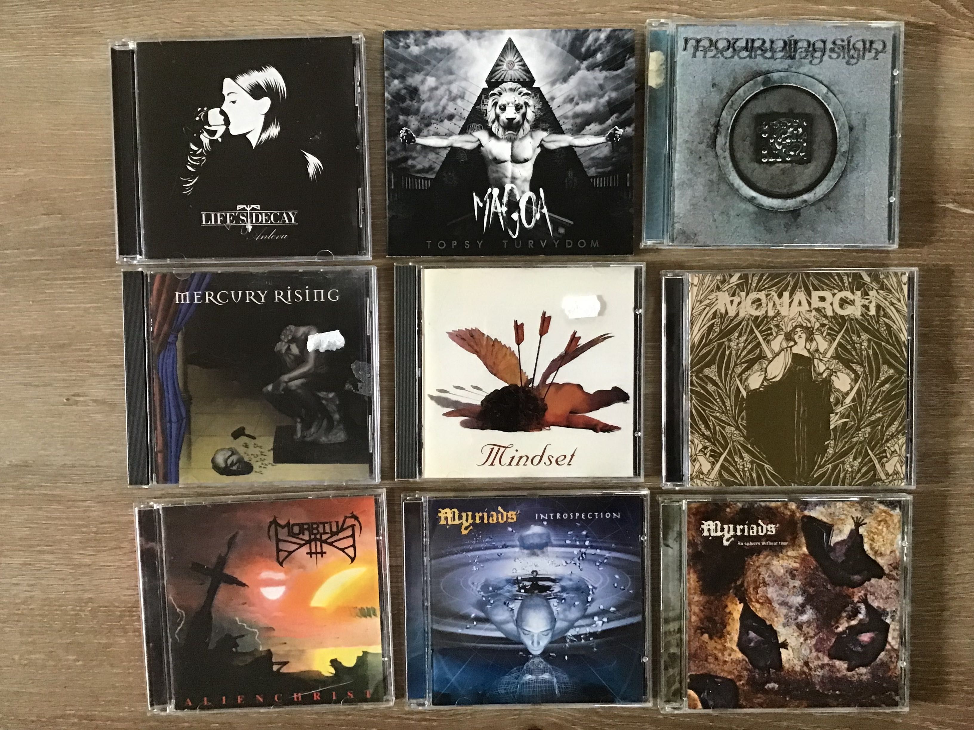 CDs metal , gótico, rock, letra L+ M Actualizada