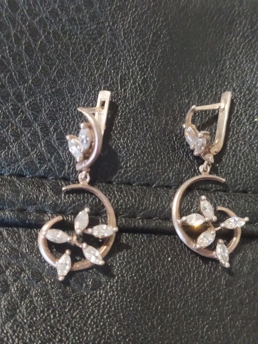 Серьги серебро своё