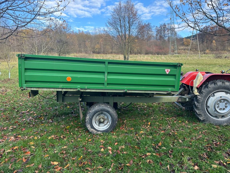 przyczepa rolnicza jednoosiowa