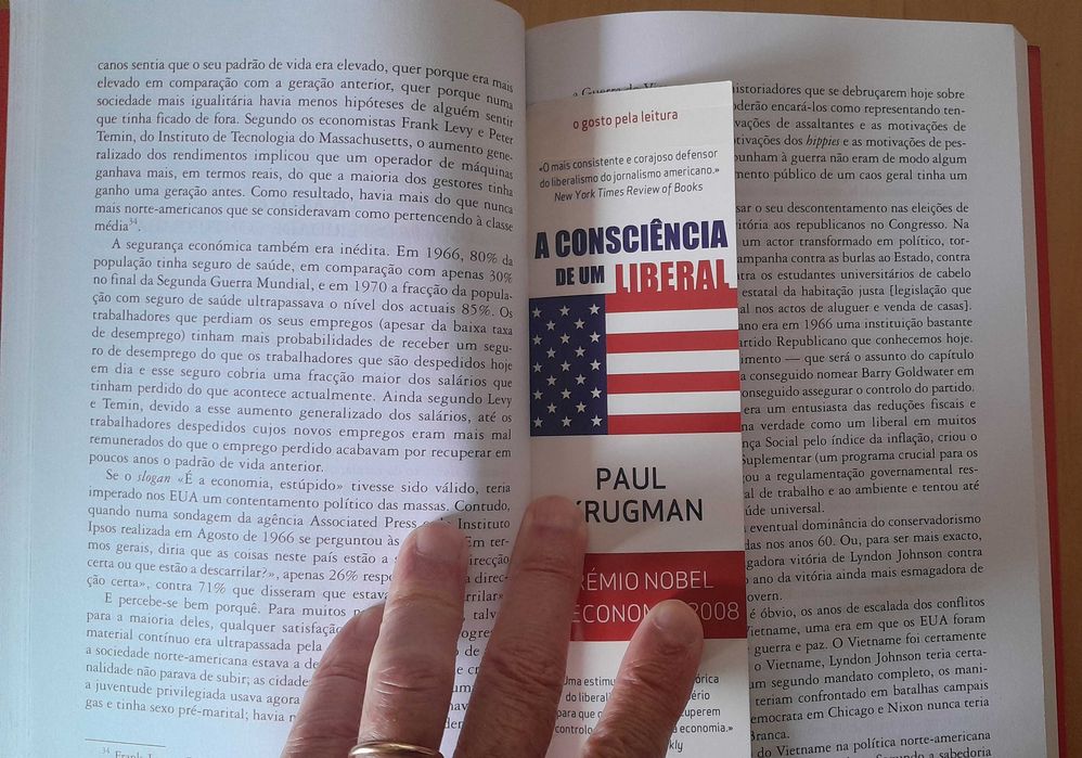 A consciência de um liberal - Paul Krugman - Nobel Economia 2008