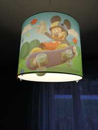 Lampa + kinkiet myszka miki disney
