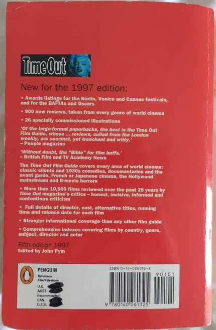 Livro "Time Out film guide", de 1997. Raro.