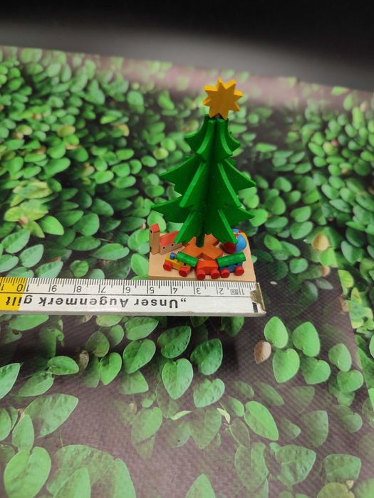 Ozdobna świąteczna - rękodzieło - drewno - vintage - design 2341