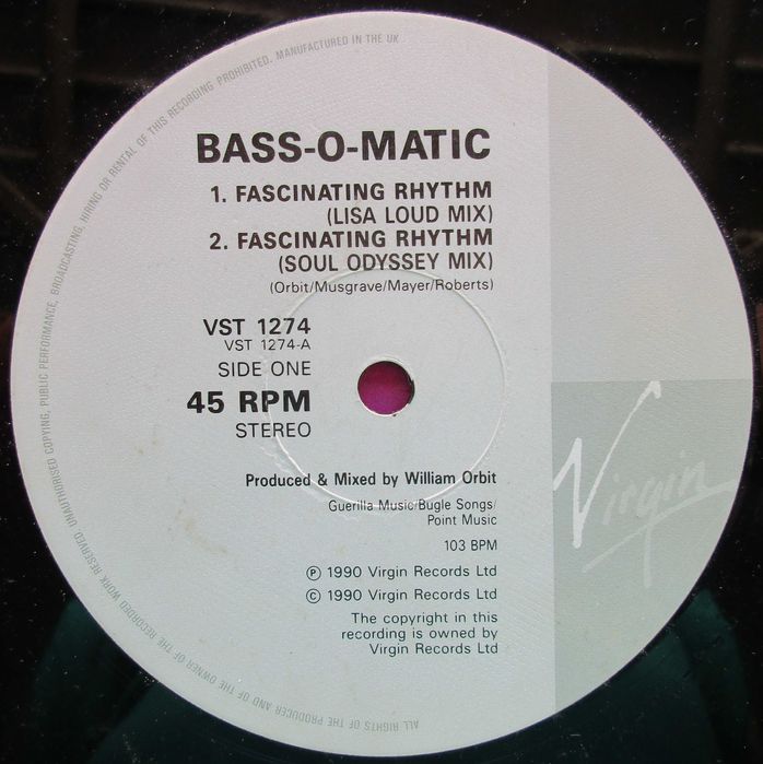 Bassomatic - - - - - Fascinating Rhythm - - - - - Maxi Single