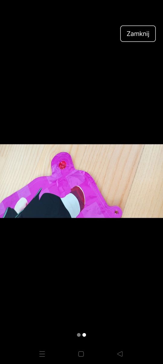 Balon foliowy na Hel 65 cm średnica Demon Slayer nowy