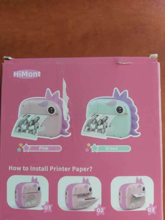 ,Aparat Natychmiastowy Cyfrowy 20MP Kamera 1080p + MP3 Drukarka DRUK Z