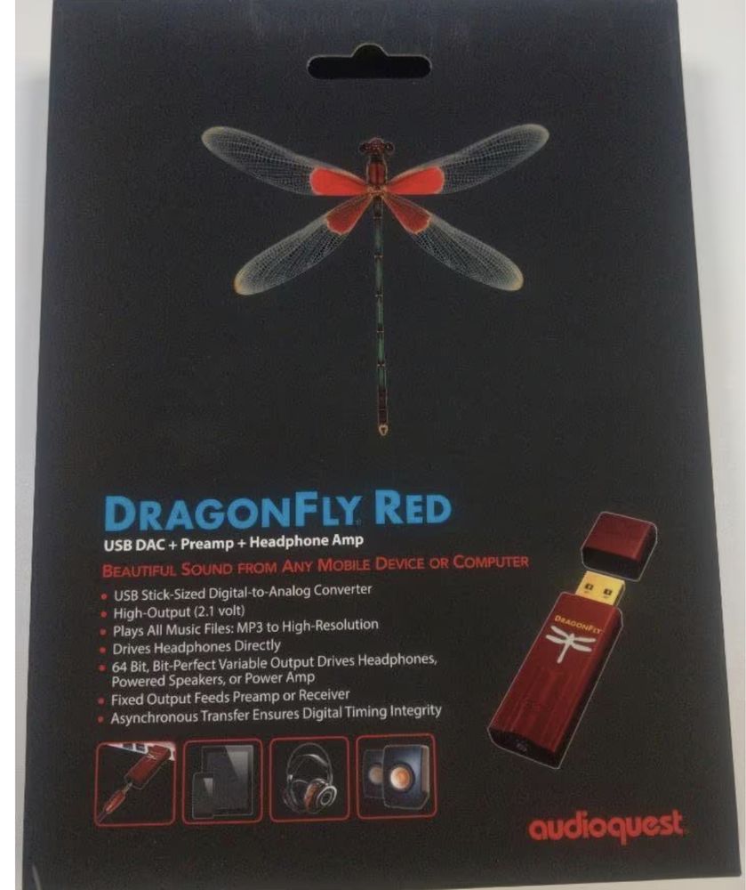 AudioQuest - DragonFly Red USB DAC/Headphone Amplifier