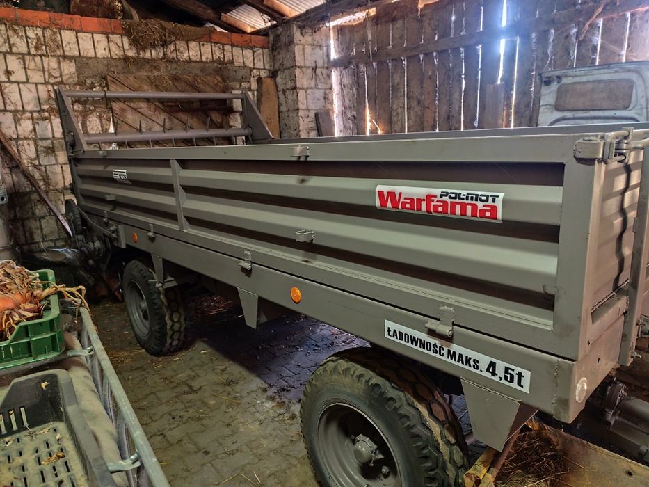 Rozrzutnik dwuosiowy jak nowy !