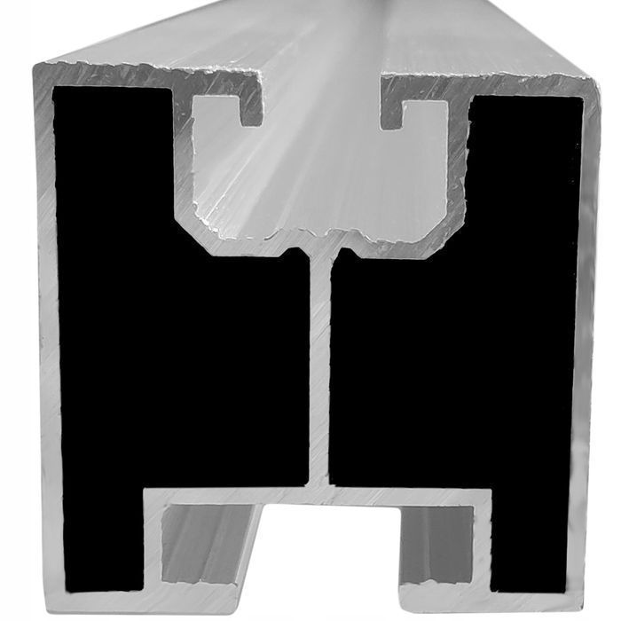 Profil montażowy PV szyna aluminiowa 40x40 2,20m na śrubę teową M10
