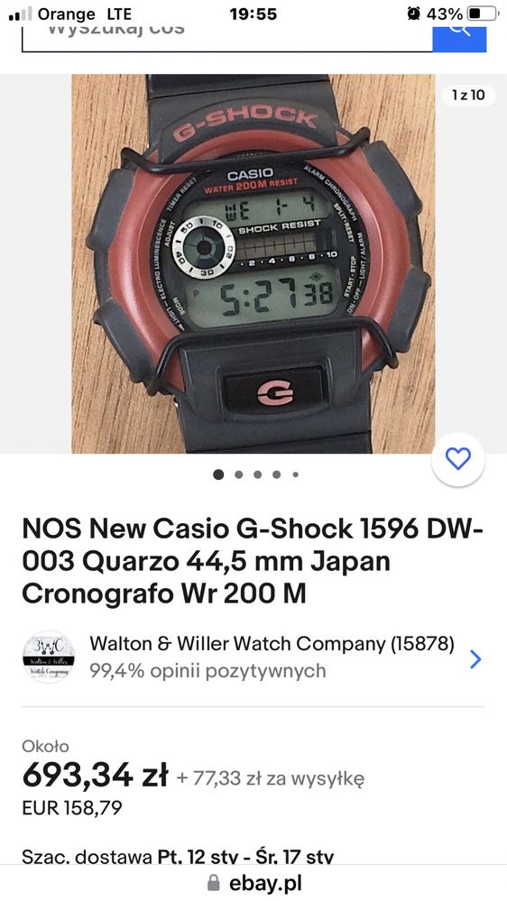28-letni Casio G-shock