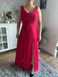 Sukienka czerwona długa rozmiar 40