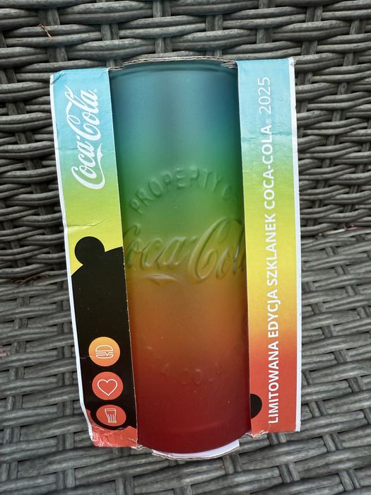 Coca cola coca-cola szklanka tęczowa MC’donald