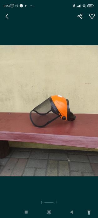Przyłbica, maska do koszenia