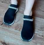 JIMMY CHOO płaskie buty z kryształkami, rozm. 37