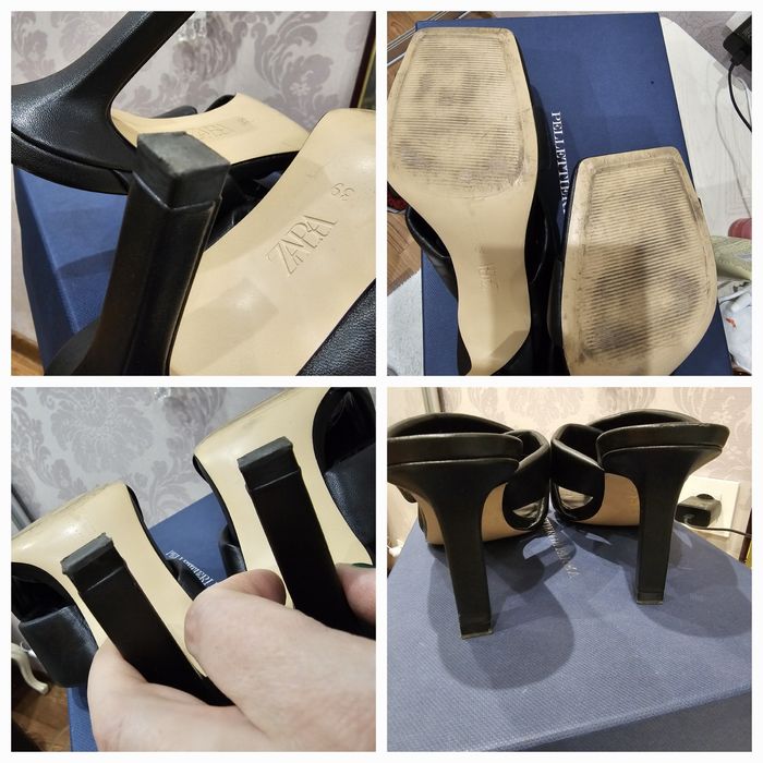 Зара Zara, Uterque,  шлепки шлепанцы сабо