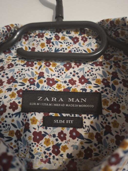 Męska koszula w kwiaty Zara