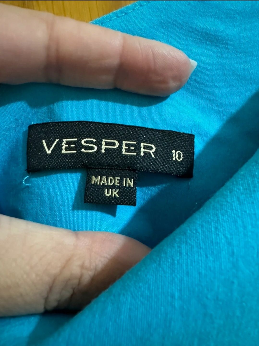 Vestido azul da Vesper, perfeito para evento. Usado apenas uma vez.