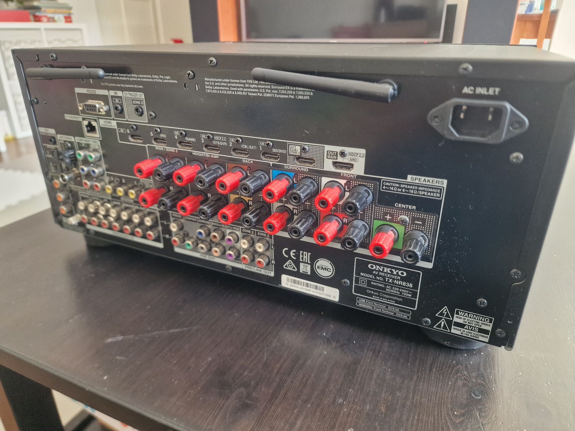 Wzmacniacz Onkyo tx-nr838