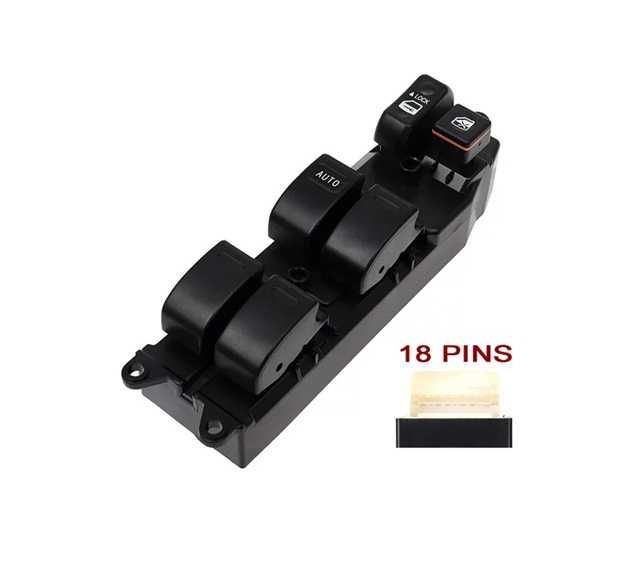 Botão Interruptor vidros Toyota Hillux 18 pinos 2004 a 2015 Novo