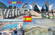 Magnes na lodówkę Valencia Hiszpania