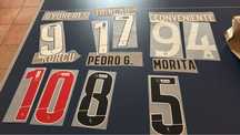 Namesets Betclic Sporting Benfica Porto Letterings