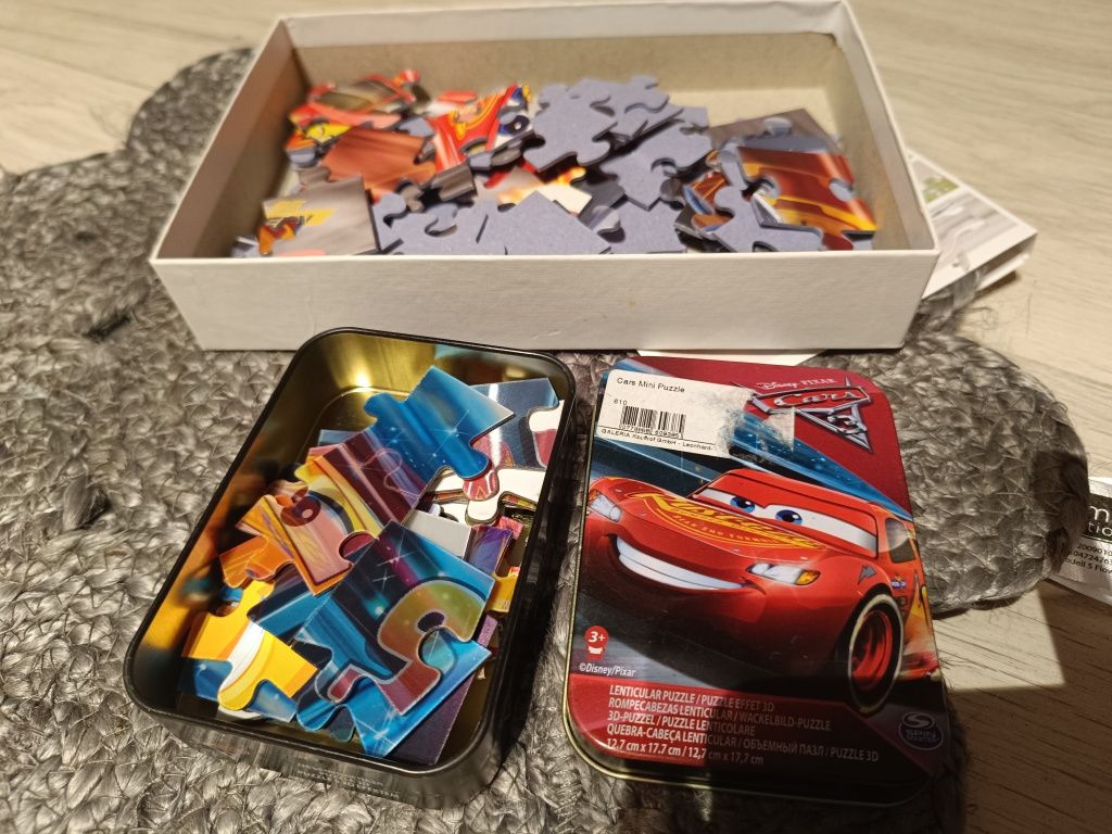 Puzzle 3D + puzzle trefl Cars