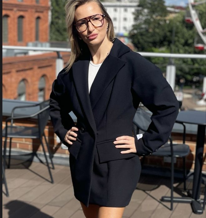 Marynarka Millagro uni czarna nowa
