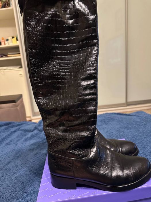 Сапоги жіночі шкіряні