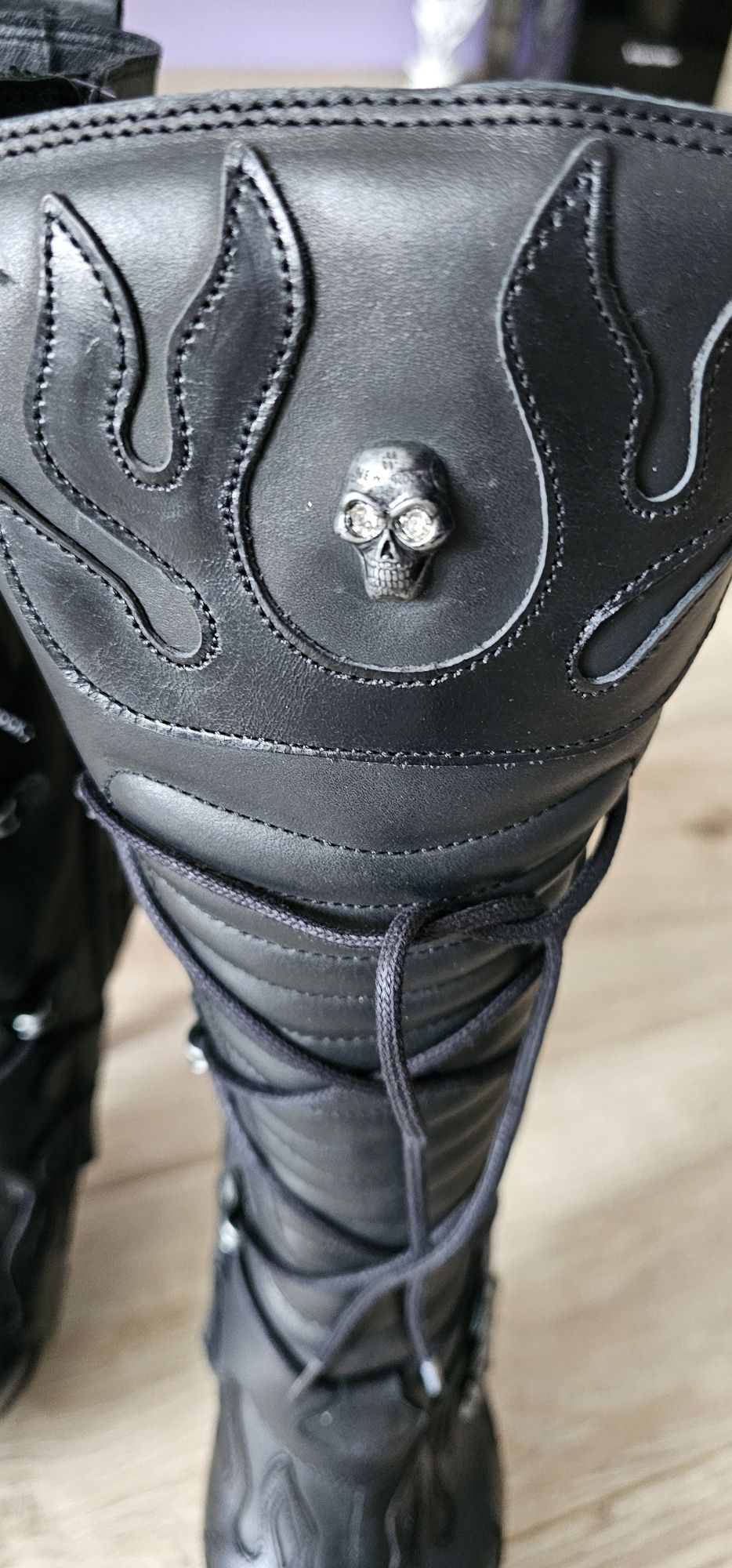 New rock buty damskie 40 ITALI NEGRO, NOMADA NEGRO