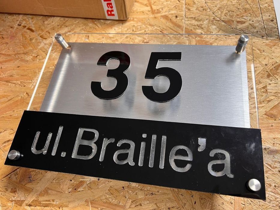 Tabliczki Obrazki Logo Litery Druk reklama