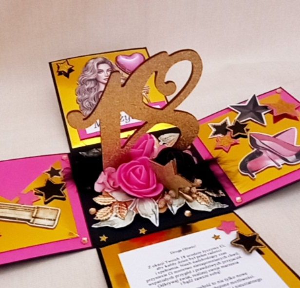 Exsploding box na 18 urodziny