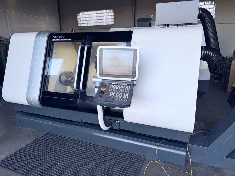 Tokarka CNC DMG GILDEMEISTER NEF 600 V3 napędzane narzędzia |z Niemiec