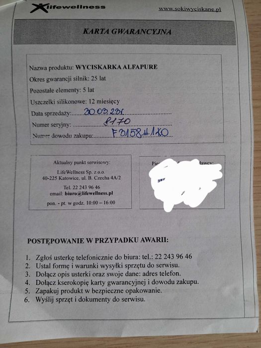 Wyciskarka wolnoobrotowa