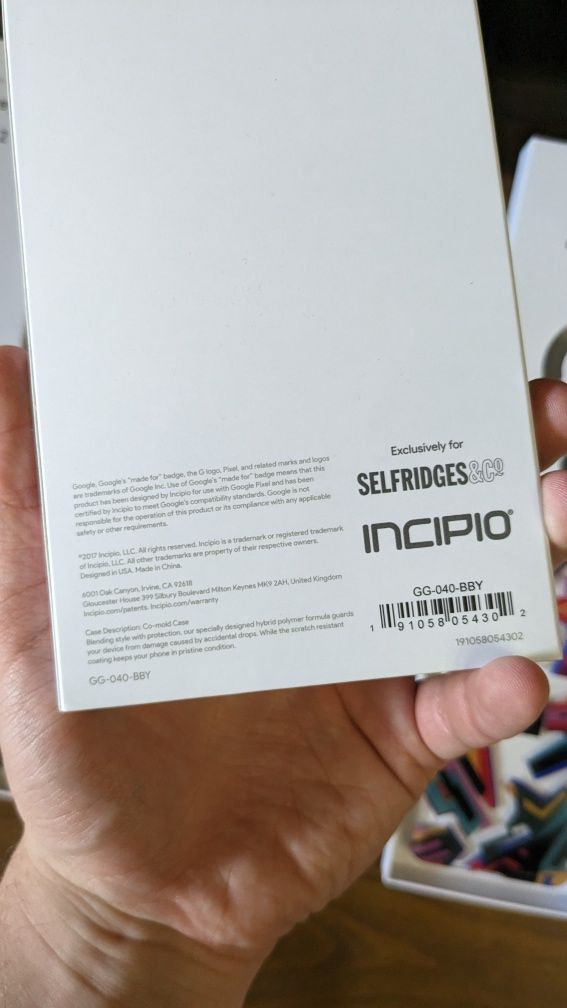 Ексклюзивний чохол Google Pixel 2 XL лімітований Incipio Оригінал