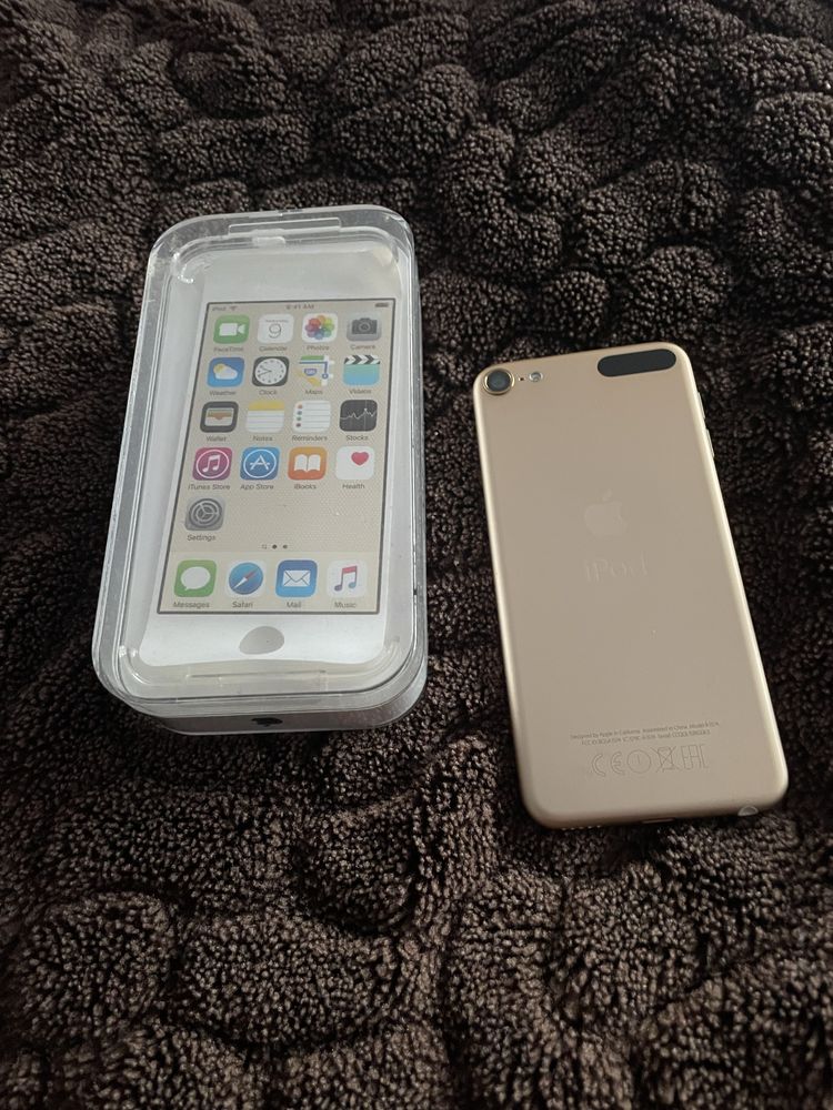 Ipod Apple 6 geracao dourado com caixa