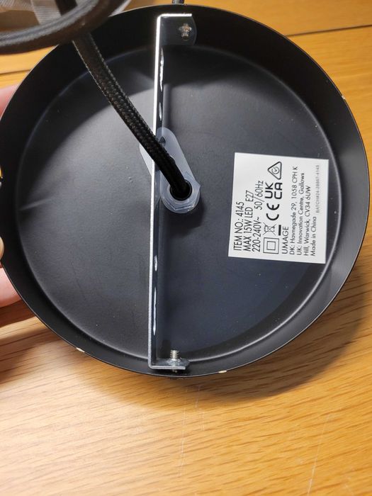 Umage rosette cord set, rozeta, zestaw do zawieszenia