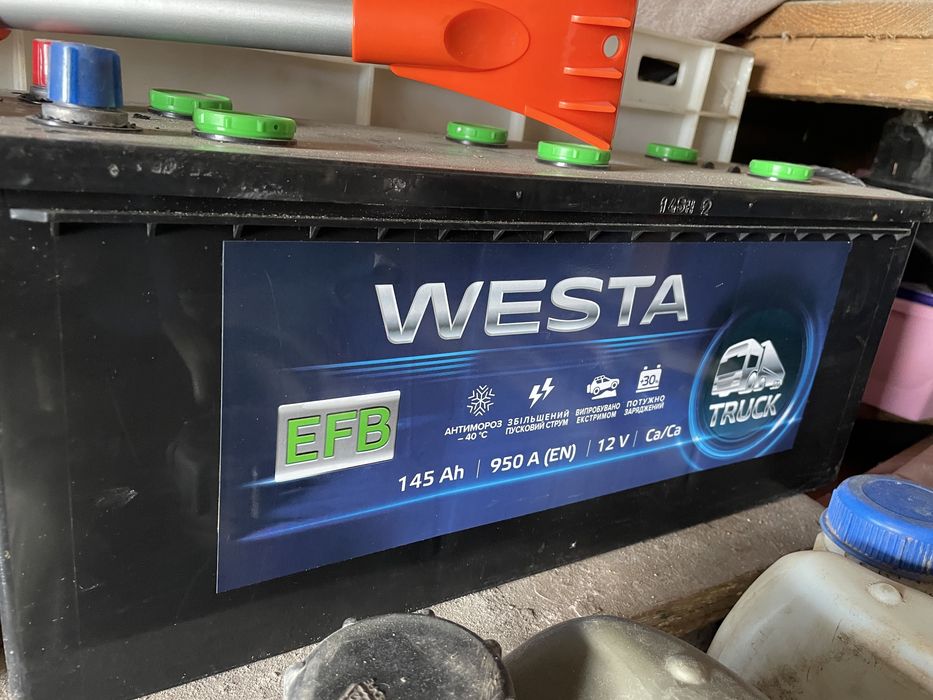 Вантажний акумулятор WESTA 6CT-145Ah EFB Аз (WEFB145)