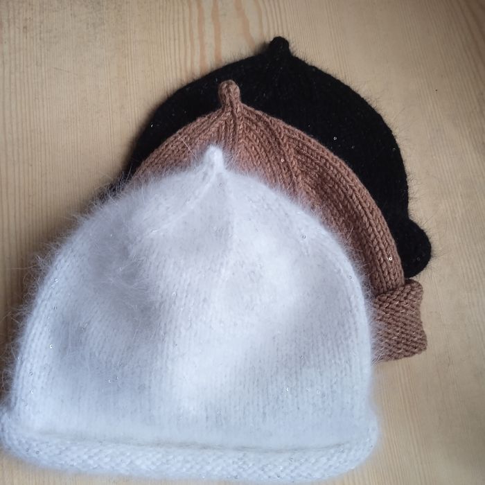 Новинка сезону! Шапочка біні ангори, або напіввовни з мікропаєтко